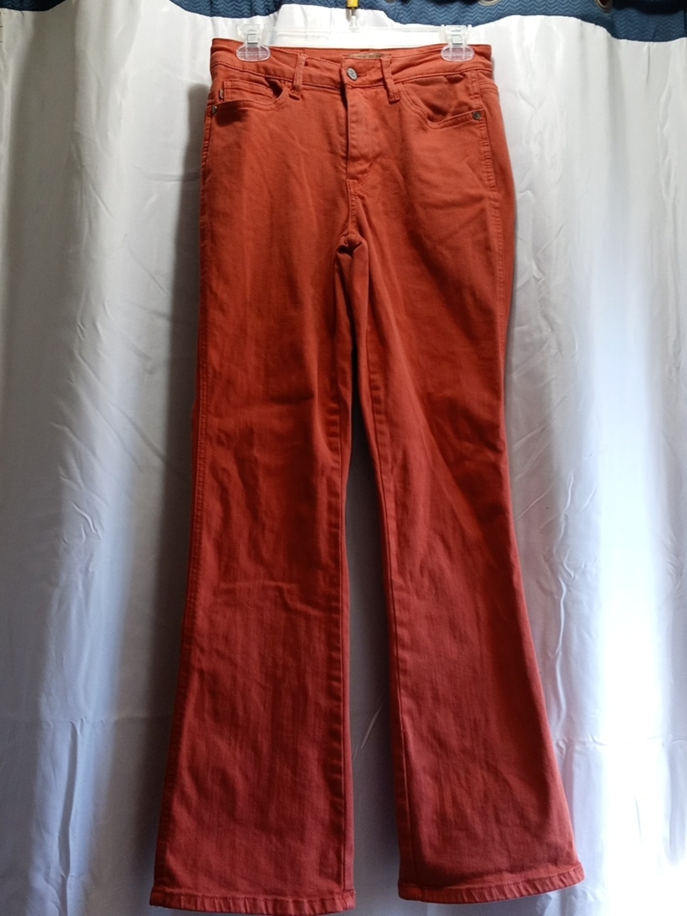 Judy Blue Rust Orange Flare Jeans